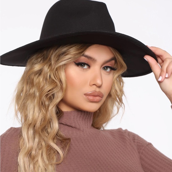 Black Fedora Hat - Picture 5 of 13